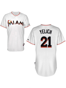 Maillot de baseball/softball personnalisé en gros des Miami Marlins, en maille poly, unisexe, toutes saisons, avec logo imprimé sur le devant, fabrication en usine - Product Image 2