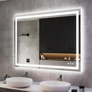 Fashion Decor Aluminum Framed Makeup Body Led Mirror Smart Dressing Mirror With Lights Wall Mounted Mirror