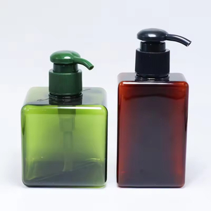 Botella Dispensadora de PETG Cuadrada Rosa de 100/150/250/280/450 ml con Bomba para Champú, Loción, Gel de Ducha - Product Image 5