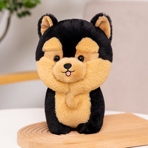 Poupée d'oreiller pour enfants, jouet en <span class=keywords><strong>peluche</strong></span> douce, cadeau, Wulula Pipi chien câlin Husky, offre spéciale - Product Image 2
