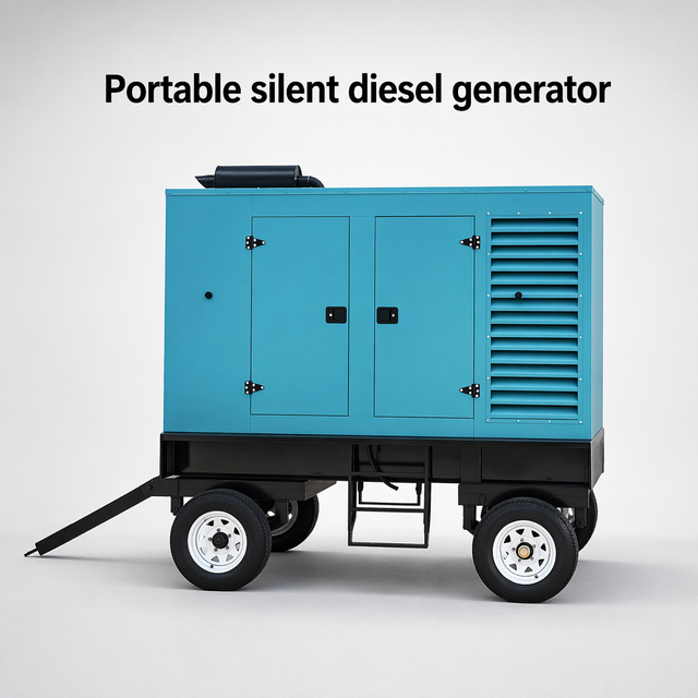 Uper Silent Diesel Generator 100kva 150kva 200kva Standby Power Generator Set with ATS Soundproof Canopy CE Certified Home Use