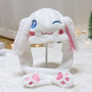 Sombrero de Fiesta Navideño LED de Peluche con Orejas Móviles de Animalitos, Unisex, Divertido, de Conejo Pikachu, Brillante, Venta al por Mayor - Product Image 1