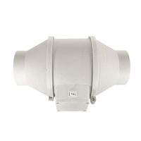 TT 100 125 150 200mm Intelligenter Dualer Inline-Kanalventilator TT Mischstrom 2-Geschwindigkeits-Turbo-Kanalventilator