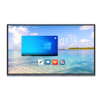 Tableau blanc électronique intelligent à grand écran pour diffusion en direct au bureau, formation multimédia, vidéoconférence, tablette