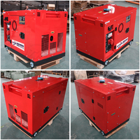 5kw 8kw 10kw Générateur d'essence silencieux portable à faible bruit 110/220V 12kw 15kw 20kw 50/60Hz Démarrage à distance/ATS Puissance super silencieuse