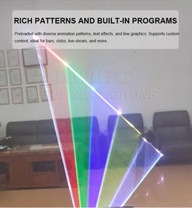 Luz láser 3 en 1 RGB a todo color de 10W para discotecas, discotecas, DJ, bodas, conciertos, bar, uso - Product Image 3