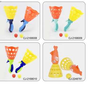 Jeu de lancer et d'attraper de balle en plastique pour enfants, jeu de balle de sport d'intérieur et d'extérieur, interaction parent-enfant, <span class=keywords><strong>petit</strong></span> <span class=keywords><strong>poisson</strong></span> de dessin animé - Product Image 6