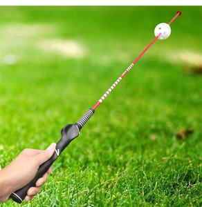 Gậy đánh Golf Gậy sợi thủy tinh Gậy gậy cao su 116cm sức mạnh đào tạo tư thế Exerciser thực <span class=keywords><strong>h</strong></span>ành phụ trợ - Product Image 5