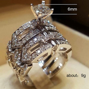 Openwork Matching Rings for Women Fashion Couple Finger Jewelry Daily Wear <b>Gift</b> - Product Image 5
