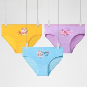 Vente en gros en stock, sous-vêtements pour enfants pas chers, culottes pour petites filles, coton doux, jolies culottes à motifs de dessins animés, culottes pour filles - Product Image 3