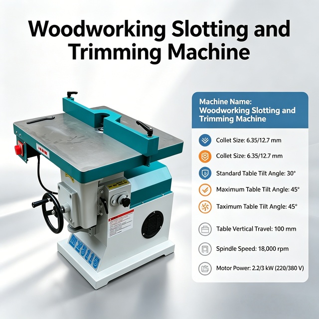 Wood Shaper Machine MX5115 Vertical Single Head Woodworking Router High Speed Wood Shaper Router Wood Milling Shaper Machine
