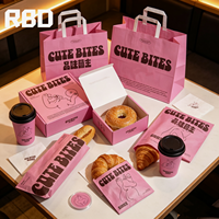 Caja de Embalaje para Donuts Mochi de Cartón Biodegradable Personalizada con Logotipo Personalizado e Impresión Digital para Restaurantes y Comida para Llevar