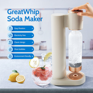Machine à soda Greatwhip adaptée aux bouteilles de gaz de 0,6 L, <span class=keywords><strong>distributeur</strong></span> <span class=keywords><strong>d</strong></span>'<span class=keywords><strong>eau</strong></span> <span class=keywords><strong>gazeuse</strong></span> pour boissons gazeuses - Product Image 3