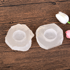 Vente en gros de pierres de guérison en cristal de haute qualité, pierres énergétiques naturelles et porte-bougie en cristal pour la décoration - Product Image 2