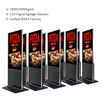 Pantalla Táctil IR 4K Android de 43, 50 y 55 Pulgadas para Interiores, Kiosco de Señalización Digital con Video Integrado y CMS