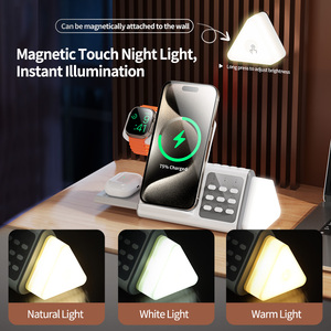 Estación de carga de escritorio multifuncional para reloj inalámbrico de teléfono móvil y cargador 3 en 1 de auriculares desmontables - Product Image 4