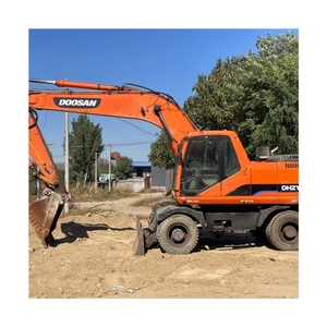 حفار دوسان بعجلات Dh210w-7 مستعمل للبيع، ماكينة مستعملة، حفار دوسان بعجلات Dh210w-7 مستعمل متوفر في المخزون - Product Image 2