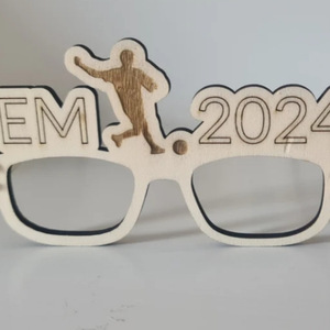 Pendentifs décoratifs DIY en bois pour enfants, fabriqués sur mesure en usine, masques d'Halloween en bois, scène de graffiti - Product Image 1