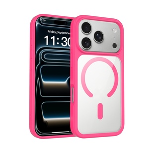 Funda Transparente Antiamarilleo <span class=keywords><strong>de</strong></span> 2mm para iPhone 17 Pro Max 18 Pro, Carcasa Magnética Antigolpes <span class=keywords><strong>de</strong></span> TPU y PC, Protector <span class=keywords><strong>de</strong></span> Teléfono - Product Image 5