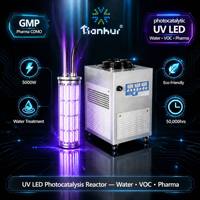 Remplace la lampe au mercure par une source de lumière UV LED pour la synthèse photochimique, réacteur à flux compact à haut taux de conversion pour laboratoire