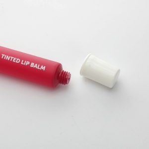 Nouveaux tubes teintés personnalisés avec logo imprimé offset, emballage en plastique de 10 ml, conteneur de beauté, baume à lèvres, tube souple en PE - Product Image 5