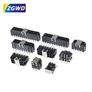 Small 5557 Vertical MX 3.0mm Pitch Connector Double Row 4P-24P Connector Replaces <strong>Molex</strong> 43045 Wire to Board Connector - Product Image 6