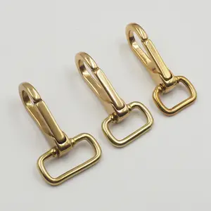 DWDP-HB27B Tùy Chỉnh Thân Thiện Với Môi Bàn Chải Antique Brass Màu Kim Loại Mạnh Mẽ Mùa Xuân Clip Dog Xoay Snap Hook