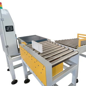<b>Large</b> Scale Digital Steel Checkweigher <b>Roller</b> Conveyor for Cartons OEM Customizable 10g Pusher Auto Reject Online Auto Weighing - Product Image 3