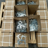 Coin de conduit en acier robuste de haute résistance TDC 30 mm pour projets de conduits d'air des hôpitaux et des écoles