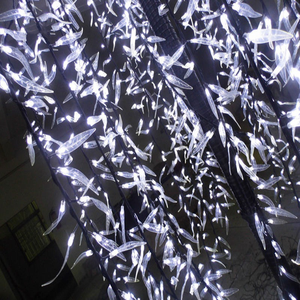 Đèn Chiếu Sáng Giáng Sinh Ngoài Trời 3.5M Đèn Led Trắng Khóc Cây Liễu - Product Image 5