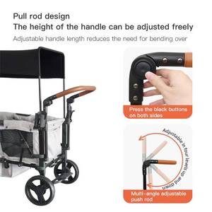 Passeggino convertibile a quattro ruote per uso urbano e fuoristrada - Product Image 5