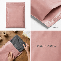 Sacs d'expédition personnalisés en polyéthylène écologiques pour vêtements, sacs de confidentialité pour marques de vêtements, fournisseur d'emballages en gros pour boutiques en ligne, vente en gros