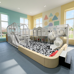 Equipo de juegos para interiores, piscina de bolas, tobogán en espiral, centro de juegos blandos de PE para uso comercial en el hogar, escuela, centro comercial, cafetería - Product Image 2