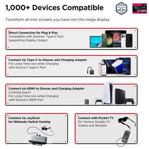 RayNeo Air 3S Pro Smart AR Gafas 1200NITs Micro <span class=keywords><strong>OLED</strong></span> 1980P Pantalla de video Gafas de película 3D compatibles con equipos DP - Product Image 5