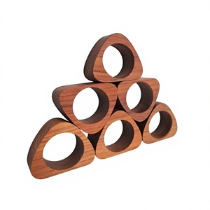 Handmade <b>Wooden</b> Napkin Holder for Dining Table, Natural Wood Tabletop Napkin Stand for Home Kitchen Restaurant Hotel and Cafe - Product Image 2