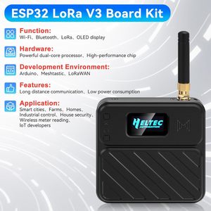 Carte de développement Meshnology ESP32 LoRa V3 avec antennes 863-928 MHz, batterie 1100 mAh, ESP32-S3, CP2102, WiFi pour la maison intelligente IoT et OLED - Product Image 2