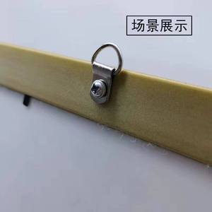 Eye Slip <b>Hook</b> Single Hole Silver Iron 3-5kg Load <b>For</b> <b>Picture</b> <b>Frame</b> Hanging Hardware Accessories - Product Image 5