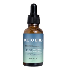 Gouttes liquides Keto BHB 60 ml Supprimer l'appétit Complément alimentaire pour la perte de poids 2000 mg Cétone L-Carnitine Extrait de thé vert à la framboise Gingembre - Product Image 5