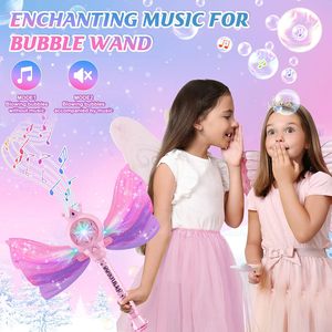 Baguette à bulles électrique Ys Toys avec lumière et musique, machine à bulles magique automatique pour enfants, fête en plein air - Product Image 3