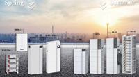 Solution de stockage d'énergie Deye pour les petites entreprises et les collectivités, batterie ESS haute tension Deye BOS-G Pro, sûre et fiable, BOS-G60 Pro 51,2 V 100 Ah