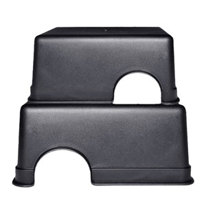 Cachette pour reptiles de petite taille, grande taille, texturée, en plastique noir, durable, facile à nettoyer, avec trou de cachette pour serpent - Product Image 6