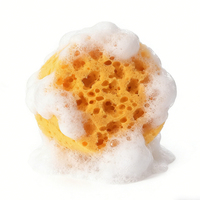 Esponja de Limpieza Suave de Espuma de Nido de Abeja con Función de Secado Rápido para Lavado de Autos y Baño