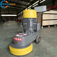 Machine à polir et à meuler le terrazzo à double vitesse XUANHUA SMS450D, 450 mm, 11 kW, 1440-2880 tr/min, meuleuse de sol en marbre, humide et sèche, CE