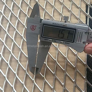 Plaque de métal expansé en acier à faible teneur en carbone à trous diamantés - Product Image 4