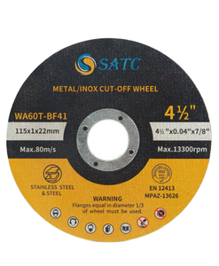 Disque abrasif en oxyde d'aluminium de haute qualité <span class=keywords><strong>SATC</strong></span> de 3 pouces, alésage de 3/8 po, dureté moyenne, pour meuleuse, garantie 3 ans, stock local aux États-Unis - Product Image 1