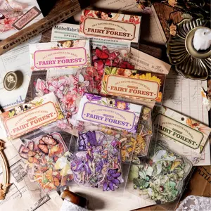 50pcs/1lot Kawaii Scrapbook Sticker Fairy forest Scrapbooking Supplies journaling Planner Decorative Craft Stationery Sticker