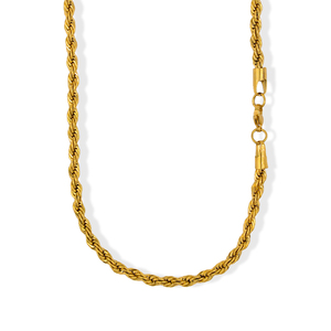3/4/5MM chaîne à maillons en acier inoxydable collier en corde pour hommes mode Hip Hop bijoux torsadé <span class=keywords><strong>Miani</strong></span> chaînes cubaines tour de cou - Product Image 5