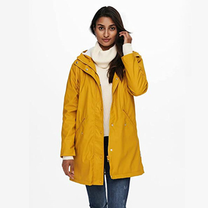 Fashion Warm Liner <strong>Parker</strong> Raincoat New Casual Winter Jacket <strong>Women</strong> Long Hooded Parka Fur Collar Long Rain Coat - Product Image 1