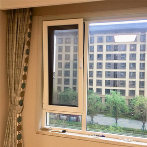 Cadres de fenêtres en verre d'extérieur, <span class=keywords><strong>fenêtre</strong></span> à <span class=keywords><strong>battant</strong></span> simple en alliage d'aluminium moderne pour appartement et hôtel - Product Image 1