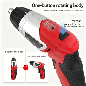 Destornillador Inalámbrico de Iones de Litio de 3.6V, Mini Destornillador Eléctrico Ajustable con Múltiples Puntas, 4 Ajustes de Torque, 3 Años de Garantía para Reparaciones DIY - Product Image 3